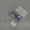 SUPERNIGHT RGB LED Light Strip Remote Controller, Dimmer for RGB LED Strip Lights, 44 Key Wireless IR Remote Controller for SMD 5050 3528 Rope Lights