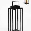 HD Metal Lantern Black