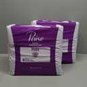 Poise Incontinence & Postpartum Pads for Bladder Leaks, 6 Drop Ultimate Absorbency, Long Length, 90 Count