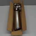 Exhaust Tip 2.5" Inlet to 3.0" Outlet, Polished Finish Stainless Steel Double Wall Slant Cut Exhaust Tail Tip for 2.5" Outside Diameter Tailpipe(Universal, 12"/305mm Length)