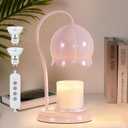 Candle Warmer Lamp Pink, Dimmable Scented Wax Melt Warmer with Timer, Lamp Candle Warmer for Womens Gifts, Housewarming Gifts for Home Bedroom Decor, Xmas Birthday Gifts for Mom
