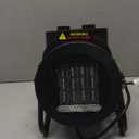 Space Heaters for Indoor Use, 1500W PTC Electric Heater with 90Adjustable Angle, Fast Safety Heat, Small Portable Heater for Office Home(Silver)