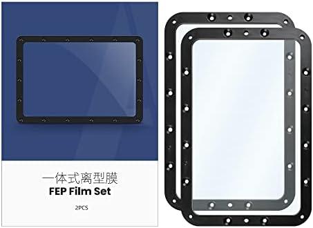 ANYCUBIC FEP Film 2pcs for Photon Mono 2/Photon Mono 4, Integrated Design, Easy to Replace