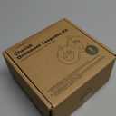 Baby Hand and Footprint Kit Girls, Boys - Personalized Babys First Christmas Ornament Kit, Newborn Christmas Gifts for New Mom, Cute Shower Gifts,Easy to Use Handprint Ornaments(Multi-Colored Paint)