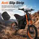 Electric Dirt Bike Seat Cover for Tutti Soleil 01,Black Stripe Non-Slip Motorcycle Cushion Cover for Tuttio Soleil 01-Black