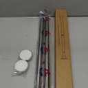 Umimile Shower Curtain Rod, 1 Inch Diameter Adjustable Spring Tension Curtain Rod, 304 Stainless Steel Shower Rod for Bathroom, Windows, Never Rust Non-Slip (Stainless Steel, 57-100)