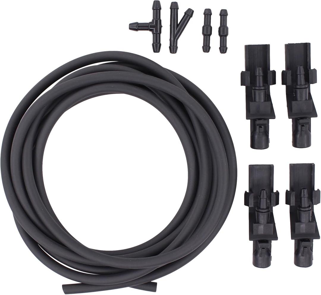 ApplianPar Windshield Washer Nozzle Spray Kit for Honda CR-V 2012-2016 with Fluid Hose Connector