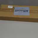 Floating Shelves Rustic Wood Wall Mounted Shelf Practical Metal Fence Design Ideal for Bedroom, Bathroom, Kitchen Set of 3 (Carbonized Black)