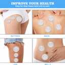 Silicone Cupping Therapy Set - Cupping Kit for Massage Therapy - Cellulite Remover Cupping Set - Anti Cellulite Cup Massager, Vacuum Suction Massage Cups for Cellulite Reduction
