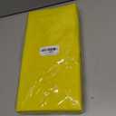YSYJ 12 Pack Yellow 54 x 108 Inch Disposable Plastic Tablecloths Rectangular Table Cloth Plastic Table Cover for Parties