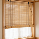 Natural Reed Curtain,Retro Reed Curtain Light Filtering Window Blinds Bamboo Roll Up Blinds For Indoor Outdoor Gazebo Garden Patio (Color : Beige, Size : 250X100CM)