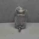 BTaT- Cold Brew Coffee Maker, 1 Gallon Mason Jars Drink Dispenser, Gallon Cold Brew Coffee Maker, Iced Tea Maker, Cold Brew Coffee Carafe, Beverage Dispenser, Glass Dispenser, Cold Brew System (Steel)