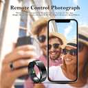 Delcast Smart Ring for Women Men-Wearable Fitness Tracker with Sleep Tracking Heart Rate Healthy Monitor Ring Activity Monitoring Steps Calories (11)