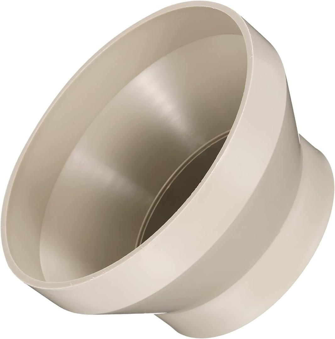 PATIKIL 6" to 4" Duct Reducer Connector, Heating Cooling Ventilation Tube Fire-Resistant Increaser Adapter Pipe Fitting for Vent System