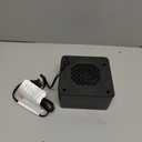 Gaiatop Mini Space Heater, Lightweight PTC Ceramic Fast Heating 500W Energy Efficient for Indoor Use, Overheating & 45 Tip-Over Protection, Portable Desk Electric Heaters for Office Home Black