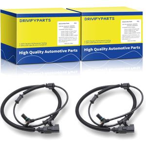 2pcs ABS Wheel Speed Sensor Front Left Right fit for 2005-2008 Ford F150(4WD), 2006-2008 Lincoln Mark LT(4WD) 5.4L, 5L3Z-2C204-A, 5L3Z2C204A, 7L3Z2C204AA,ALS504