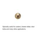 uxcell 5/8-inch, 1/2-inch Precision Solid Brass Bearing Balls 15pcs