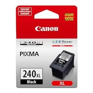 Canon PG-240 XL Genuine Black Ink Cartridge, Compatible with MG2120/3120/4120, MX512/432/472/372/392/522/532/452, MG2220/3220/4220/3520/3620, TS5120