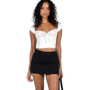 Princess Polly Women's Karley Low Waist Mini Skirt, Black Size 2