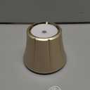 WILIT Wireless Bottle Lamp for Liquor Bottles, Dimmable Cordless Table Lamp Shades, Battery Operated Night Light for Bedroom, Home Bar Decor, Living Room, Dinning, Party, Women Gifts, Men Gifts (1pc-Matt Silver)