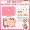 Yeaqee 100 Pack Mother's Day Cards with Envelopes and Stickers Floral Happy Mother's Day Greeting Cards Bulk for Mom, Grandma, Wife Heartfelt Messages for Birthday, Appreciation Gifts