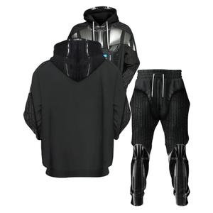 Adult Halloween Cosplay Hoodie Pants Outfit 3D Print Costume Sweatshirt Suit Lounge Sets, XL