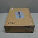 Briful Orchid Artificial Flowers 18in White Fake Orchid Silk Flowers with Ceramic Pot Faux Orchid Arrangement for Home Office Room Coffee Table Centerpiece Modern Decoration