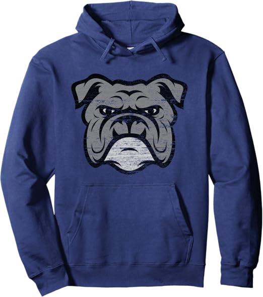 Funny Cool Bulldog Dog lover Gifts Idea Pullover Hoodie, S