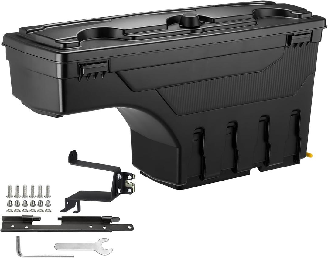 GEARLAST Truck Bed Storage Box Fit for Chevy/GMC Silverado/Sierra 2500/3500HD 2020-2025 Passenger side
