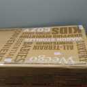 Wagon Stroller for 2 Kids, All-Terrain with Removable UV-Protection Canopy, Adjustable Push/Pull Handle, Snack Tray & Cup Holders, Perfect for Baby and Toddler（Khaki）