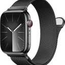 Stainless Steel Milanese Loop Compatible with Apple Watch Band, Size: 44/45/46/49mm Men and Women, Mesh Loop Magnetic Clasp Replacement for iWatch Bands Ultra Series 11 10 9 8 7 SE 6 5 4 3 2 1