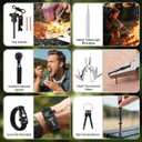 Survival Kit Advent Calendar 2026 Adult for Men Teen - Survival Tools 24 Days Christmas Countdown - 2026 Xmas Surprise Gift for Outdoor Fishing Camping Hunting Enthusiasts