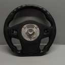 Carbon Fiber Steering Wheel Compatible with Toyota GR Supra A90/A91 2019-2022, D-Shaped Flat-Bottom Custom Steering Wheel with Nappa Perforated Leather Grip, Sport Style Upgrade Replacement