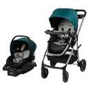 Safety 1st Grow and Go Flex 8-in-1 Car Seat Stroller Combo, Baby Stroller Travel Systems for Infants 4-30 lbs, Stroller and Carseat Combo Set, Forest Tide, MFGD is 12-30-2025