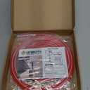 10Ft Quarter Round Trim L-Shaped Bendable Silicone Self-Adhesive Peel and Stick Molding for Floor Edge, Wall Corner, Stairs, Cabinet & Tub, White