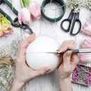 uxcell 75Pcs 1.5" White Polystyrene Foam Balls Smooth Round Solid Ball for Crafts, Art, DIY, Household, Party Decorations