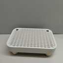 Automatic Litter Box Step with Wooden Top  Removable, Waterproof & Non-Slip Step, Easy Clean Pet Supplies for Cats & Kittens