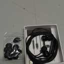 Mormoque USB C Headphones for iPhone 15 16 Pro, for Samsung S20-S23 A53 A54 Type C Wired Earbuds, Built-in Microphone Hi-Fi Bass Earphones, 4.9ft Long Cord Magnetic in-Ear Ear buds with 6 Ear Tips(Black)