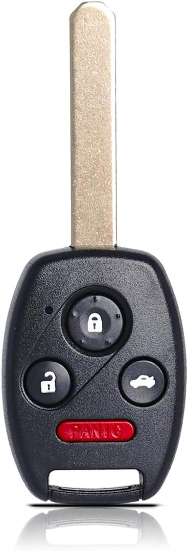 MechanMagic Key Fob Remote Head Key Replacement Fits for Honda Accord 2003 2004 2005 2006 2007 Keyless Entry Control Ignition Key (OUCG8D-380H-A 35118-SDA-A11 46 Chip)