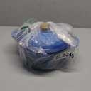 Mueller 6qt Enameled Cast Iron Dutch Oven, Heavy-Duty Casserole and Braiser Pan with Lid and Knob, Safe for All Cooktops, Aqua Blue