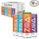 ZOA Zero Sugar Energy Drink, Fan Favorite Variety Pack, 12 Pack, 12 Fl Oz With Electrolytes, Vitamins B and C, supporting hydration with 160 mg plant based caffeine from green tea and green coffee 08/14/26