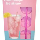 Ice Cube Straw Mold, Pack of 3
