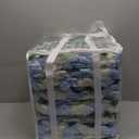 Blue Flower Backdrop Wall 5ftx3.74ft Fake Rose Wedding Backdrop 3D Floral Wall Panels for Baby Shower Party Bridal Wedding Background Decor