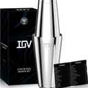 IOV Boston Cocktail Shaker Set, 18oz & 28oz Stainless Steel Weighted Shaker Tins, Metal Martini Drink Mixer for Bartending, Professional Bar Tools with Cocktail Recipe Guide