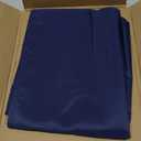 sancua Small Square Tablecloths 36x36 Inch - Navy Blue Table Cloth for Square or Round Tables, Washable Polyester Fabric Table Cover for Nightstand End Bedside Tables