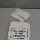 DIY Your Own Pot Holders DIY Craft Project Set- 48 White Blank Pot Holders Bulk Cloth Heat Resistant Hotpads with 36 Colored Marker Pens for Kitchen Cooking and Baking DIY Activities (48)