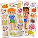QUOKKA Puzzles for Kids  Montessori Puzzles for Toddlers 3-5  Preschool Game Learning Human Body Parts Anatomy Skeleton  Educational Toys for Boy & Girl