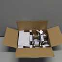 BESTTEN Keyed Entry Door Knob with Lock, Interior and Exterior Door Lock, Standard Ball, Satin Nickel Pack of 2