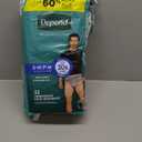 Depend Fresh Protection Adult Diapers, Incontinence Underwear for Men, Disposable, Maximum, Small/Medium, Grey, 32 Count, Packaging May Vary