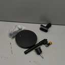 BILIONE 3 in 1 Multi Function Desktop Microphone Stand, Adjustable Table Mic Stand with Microphone Clip, Cell Phone Clip, 5/8" Male to 3/8" Female Metal Adapter (Classic Edition)